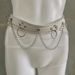 Punk Style Decorative Harness Exaggerated Wide Rivet Chain Belt Internet Celebrity Performance Waist Accessory_viptrois.com