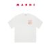 MARNI Luxury Fashion Brand Couple Short sleeved T-shirt Summer Casual Print Versatile Half Sleeves Unisex_viptrois.com