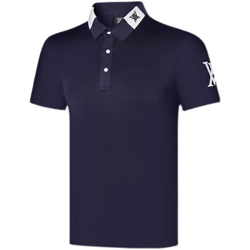 Men's Clothing Summer Golf Clothing Men's Casual Fashion T Shirt Short Sleeve Moisture Absorbing Elastic Golf Top Quick Dry_viptrois.com