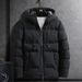 New Cotton For Men, Thickened Coat, Trendy Brand, Autumn And Winter Hooded Short Workwear Puffer Jacket_viptrois.com