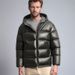 Men's Clothing Winter Hooded Cotton Jacket With Zip Closure, Warm Quilted Coat For Casual Outdoor Wear (Black, Dark Green)_viptrois.com