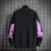Men's Clothing Spring and autumn men's new fashion trend round neck long sleeve sweatshirt teenagers large size loose comfortable casual tops_viptrois.com