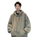 Pure Plus Size Hooded Sweatshirt For Men Trendy 2025 New Spring And Autumn Heavyweight Oversized Loose Casual Top_viptrois.com