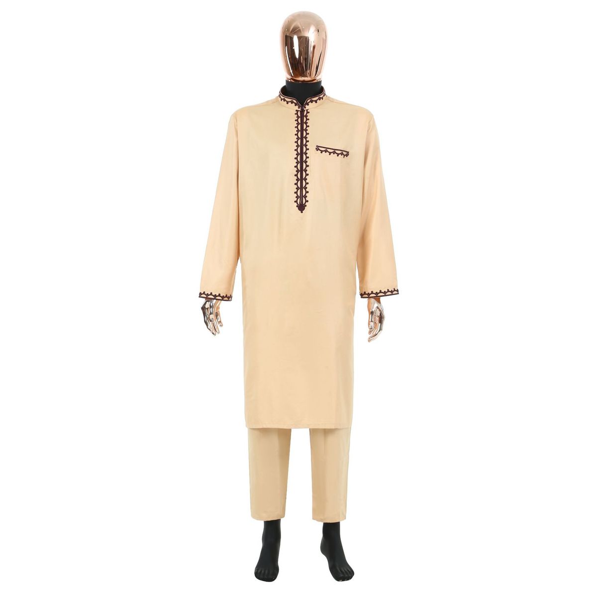 Men's Fashion Style Suit New Muslim Ethnic Clothing_viptrois.com