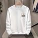 Trendy Brand Simple Letter Printed Hoodie For Men In Spring Autumn 2024, New Round Neck And Stylish, Versatile Long_viptrois.com