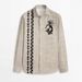 Men's Long Sleeved Shirt Cross Border Popular Ethnic Style Element Design Spring And Autumn Casual Shirt 2025 New Style_viptrois.com