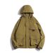 "Streetwear Utility Jacket – Unisex Nylon Cargo Coat With Detachable Hood For Urban Exploration"_viptrois.com