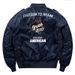 Men's Clothing Winter Warm Padded Bomber Jacket With Stand Collar, Lightweight & Comfortable, Multiple Colors & Sizes (Black, Army Green, Navy, Gray)_viptrois.com