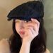 Korean Version Vintage Frayed Edge Forward Cap For Women Spring Summer Versatile Face Slimming Niche Design Reversible_viptrois.com
