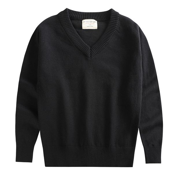 Miso BearSolid Color Girls Pullover Long-Sleeved Children's Sweater, Parent-Child Outfit_viptrois.com