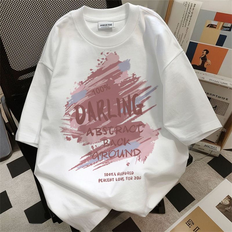 Men's Clothing 2025 Summer New Youth Men's Short Sleeve T Shirt Trendy Casual Fashion Half Sleeve Tops Bottom Shirt_viptrois.com