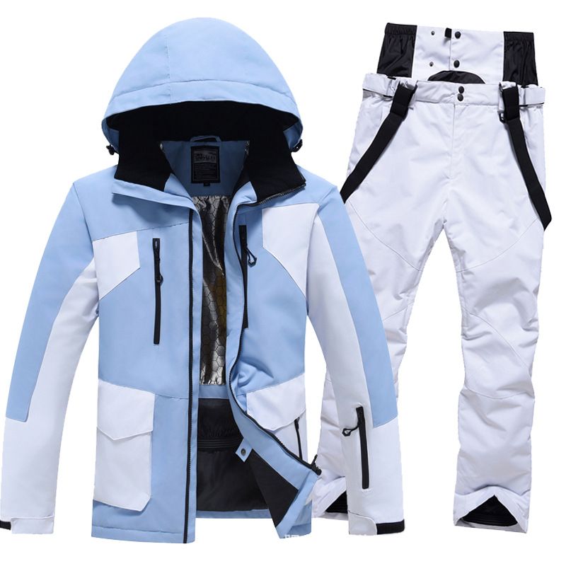 Premium Ski Suit Set – 10K Waterproof & Windproof Snow Gear (Breathable Polyester, Thermal Cotton Lining, Adjustable Fit For Men & Women)_viptrois.com