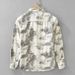 Men's Clothing Trendy Printed Long Sleeved Shirt Fashionable And Casual Versatile And Artistic Loose Tops_viptrois.com
