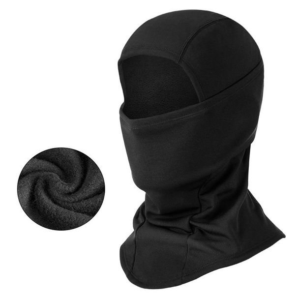 Solid Color For Men And Women Elastic Face Mask Electric Riding Dustproof Bandit Hat Warm American Style Head Cover_viptrois.com