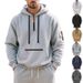 Europe, America, Autumn And Winter Fleece Sweater Hooded Men's Pullover Sports And Leisure Heavy Sweater Jacket Men_viptrois.com