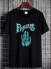 Primus Band Poster Black T-Shirt Short Sleeve Soft Comfortable Designer Clothes Breathable Stylish Fashion Unisex Homme Casual Slightly Versatile_viptrois.com