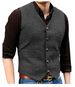 Man's Clothing Men's Waistcoat V-neck Groom And Best Man Wedding Dress Waistcoat_viptrois.com