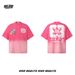 Men's Clothing Summer Heavy Washed Gradient Short Sleeve Logo Smiley TV Personalized Design T shirt Couple _viptrois.com