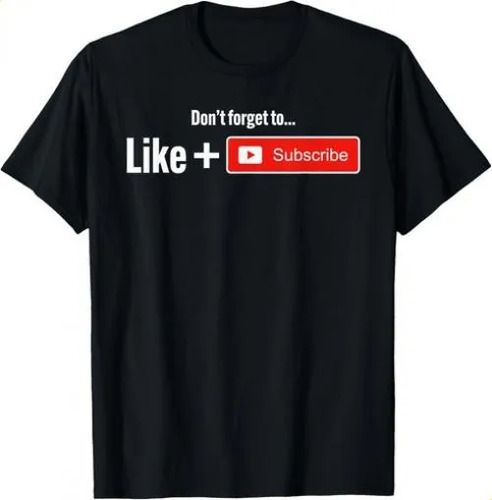 T-shirtt-shirtfunny Video Blogger Vlogger Like Subscribe Pod_viptrois.com