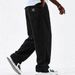 Men's Style Casual Striped Corduroy Trousers Loose Straight Leg Simple Trendy Style_viptrois.com