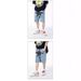 Men's Clothing Denim Shorts Street Fashion Loose Contrast Color Five Pointed Star Patch New Style Shorts_viptrois.com