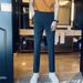 Men's Slim-Fit Stretch Dress Pants, Business Casual, Wrinkle-Free, Micro-Flare Hem, All-Season, Office & Daily Wear (Black/Charcoal/_viptrois.com