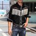Men's Clothing Men's Western Cowboy Tassel Embroidery Shirt Long Sleeve Casual Cotton Cardigan_viptrois.com