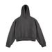 Men's Clothing Hooded Sweatshirts For Men And Women Winter Trendy Brand Plus Velvet Short Style Simple Casual Loose High Street Trend Couple Tops_viptrois.com