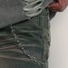 Hip Hop Punk Pants Men's High-end Fashion Personality Dark Spider Metal Waist Chain Accessories_viptrois.com