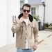 Hot Selling Men's Casual Jacket New Hooded Sweatshirt Fashionable Solid Color Autumn And Winter Cardigan Trend_viptrois.com