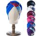 Muslim hat Printed woolen milk silk headscarf short braid hat can hide hair Muslim hat_viptrois.com