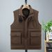 Men's Clothing Men's Loose Workwear Windbreaker Fat Plus Size Sleeveless Trendy Versatile Casual Vest Men_viptrois.com