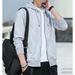 Pure Pure Men's Cardigan Sweatshirt Spring Autumn 2024 New Zipper Hoodie Youth Couple Plus Size Hooded Jacket Coat_viptrois.com