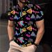 J collar, short sleeved polo embroidered cultural advertising shirt, summer workwear_viptrois.com