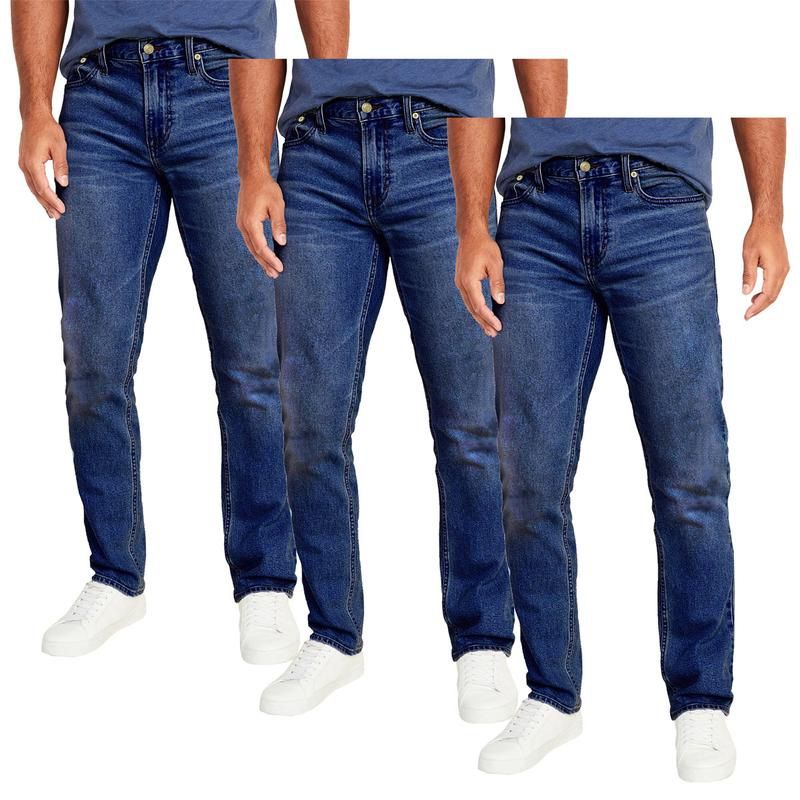 Slim Fit Men's Jeans Style Vibe Design Trendy Casual Trousers Version_viptrois.com