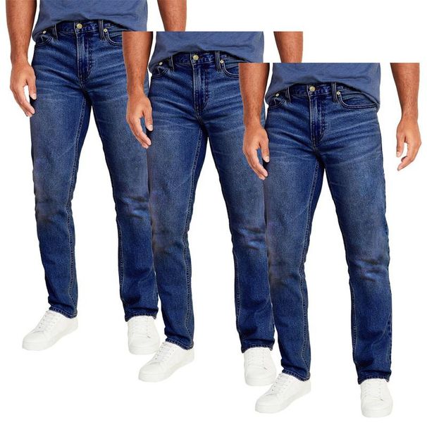 Slim Fit Men's Jeans Style Vibe Design Trendy Casual Trousers Version_viptrois.com