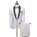 Men's Clothing new men's business casual suit suit male wedding officiant dress hall large size three piece suit male_viptrois.com