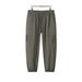 Men's Cargo Jogger Pants – Loose Fit Outdoor Pants With Utility Pockets, Water-Resistant Fabric (Black/Dark Gray/Rock Gray/Army Green, M-4XL)_viptrois.com