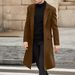 Loom Loom Cross-Border European And American New Style Foreign Trade British Long Trench Coat Men's Woolen Jacket_viptrois.com