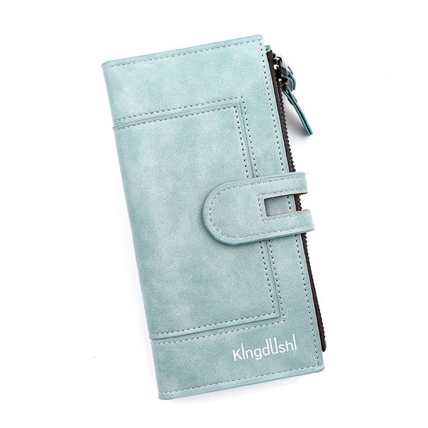 Wallet Card Cases Long Wallet Fashion Mobile Phone Bag Pu Leather Multi Card Clutch Bag Coin Purse Vintage_viptrois.com