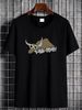 yak Bro Tee T-shirt Breathable Unisex Streetwear Comfortable Slightly Homme Summer Stretched Versatile Soft Top For Everyday Wear Designer Clothes_viptrois.com