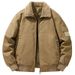 Men's Clothing Autumn And Winter New Style Lambskin Jacket Workwear Men's Plus Velvet Thickened Cotton Coat Warm Lapel Cotton Casual Cotton Coat_viptrois.com