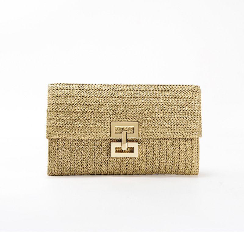 Woven Bags Spring And Summer New Cross Border European And American Style Straw Woven Bags Women's Bags_viptrois.com