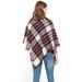 Unisex Bristle square folio shawl plaid tote scarf for women_viptrois.com