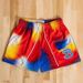 Men's Clothing Sports Shorts Pigment Series Basketball Fitness Shorts Men's Knee Length Loose Point Pants_viptrois.com