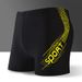 Man's clothing Swimming trunks Male professional training slim men's flat Angle plus size swimming trunks sexy quick drying men's swimsuit_viptrois.com