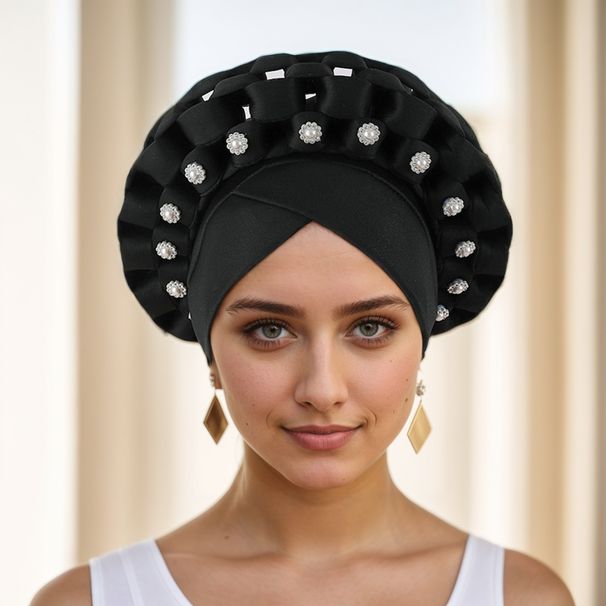 New Muslim Hat Wedding Party Adjustable Space Layer AutoGele African Hat Direct Sales_viptrois.com