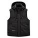 Oversized Quilted Vest For Men – Winter Thickened Sleeveless Jacket (Plus Size 7XL, Zipper Front, Military Green/Black/Beige)_viptrois.com