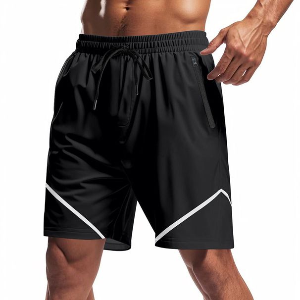 Men's Summer Sports Shorts Lightweight Casual Beach Basketball Clothing Simple_viptrois.com