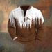Cross-Border 3D Men's Half Zipper European American Autumn And Winter Printed Sweatshirt_viptrois.com